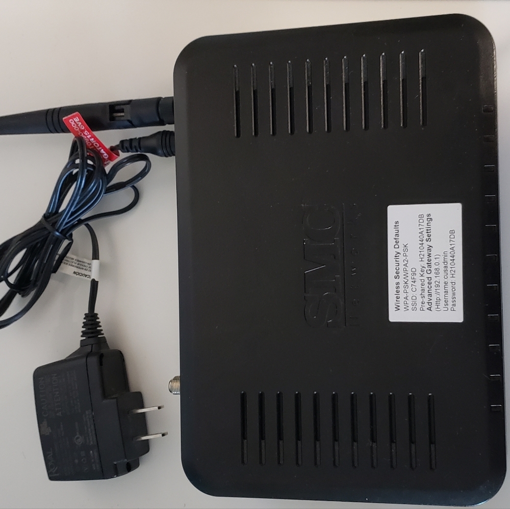 Black Ethernet Cable and Adapter Set